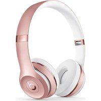 beats solo 3 wireless bluetooth headphones - rose gold gold