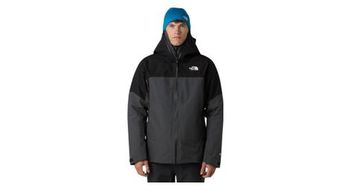 Chaqueta impermeable the north face jazzi gore tex 3l gris para hombre