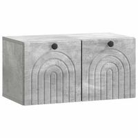mueble para tv de pared gris hormigon 595 x 31 x 30 cm vidaxl