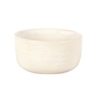 cuenco de ceramica color beige