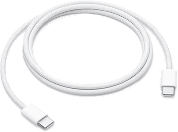 Apple Cable de USB-C DE 60W, iPhone, iPad, Mac, AirPods, 1 metros, Blanco