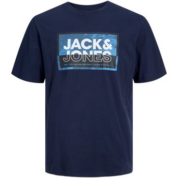 Jack & Jones Camiseta 12257420 JCOLOGAN TEE SS CREW NECK SS24 MNI NAVY BLAZER para niño