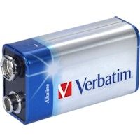 verbatim verbatim pilas alcalinas de 9v
