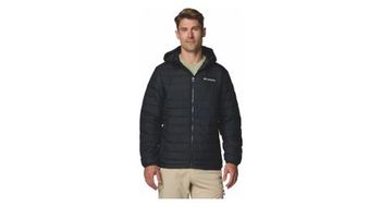 Chaqueta con capucha columbia powder lite ii negra