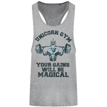 Grindstore Camiseta tirantes Unicorn Gym para hombre