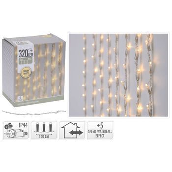 Ambience Cortina De Luces Con 320 Leds Ambiance