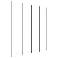 biombo divisor de 4 paneles de tela blanco 200x220 cm vidaxl