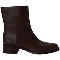 raplh lauren botines 802p15708003-brown para mujer