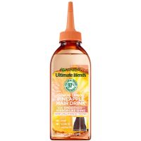 garnier ultimate blends glowing lengths pineapple hair drink liquid conditioner for long dull hair 200ml