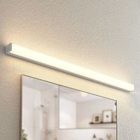 lampara de pared de aluminio plateado