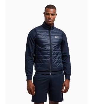 EA7 para hombre. 8NPQ06_PNGPZ Chaleco plegable Core Identity marino (4XL), Casual, Poliamida