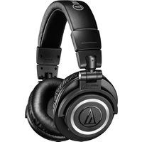 audio technica ath-m50xbt wireless bluetooth headphones - black black