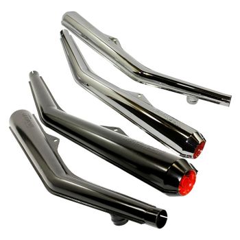 Silenciador de escape Moto Guzzi Le Mans -'80 Lafranconi RC cromo par