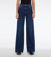 7 for all mankind para mujer jsp0a910lc jeans acampanados tiro alto azul 27 casual