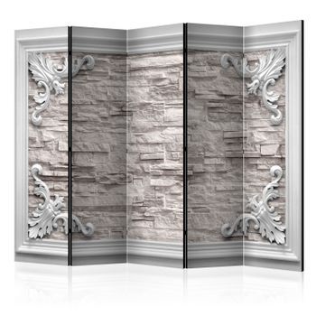 Biombo - Brick In The Frame (beige) Ii  (225x172 Cm)