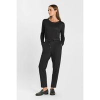 le temps des cerises pantalones pantalon recto cuervo para mujer