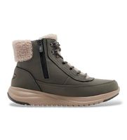 skechers para mujer 144756 botines on-the-go stellar - alpine adventure verde oliva 39 plano cremallera casual