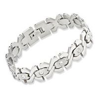 brazalete de acero inoxidable