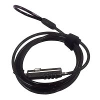 cable de seguridad ewent ew1238 nano combinacion 4 digitos acero zinc 18m negro