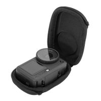 mini estuche de transporte para accesorios de camara dji osmo action 6 caja de viaje bolsa protectora portatil con correa de muneca y mosqueton