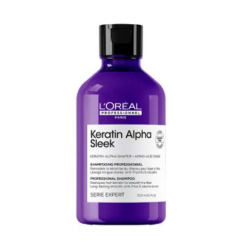 Loreal Professionnel Champús Keratin Alpha Sleek Shampoo Champú Tratamiento Keratina