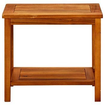 Mesa De Centro，mesa Auxiliar，mesa De Café De Madera Maciza De Acacia 50x35x45 Cm