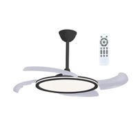 ventilador led con aspas retractiles key ii cct dim 43w