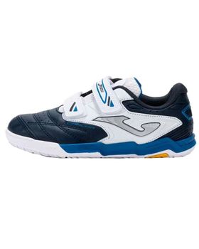 de JOMA JOMA CANCHA JR 2503 - ZAPATILLAS FÚTBOL SALA BLANCO-AZUL CON VELCROS BLANCO- AZUL
