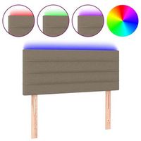 cabecero accesorio para dormir dormitorio mueble led 100 x 5 x 7888 cm tela topo tdl0200434