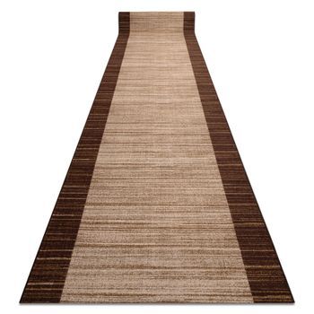 Alfombra De Pasillo Con Refuerzo De Goma  Streifen 110 Cm Marrón 110x880 Cm