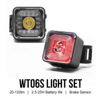 luz de deteccion de freno inteligente para bicicleta juegos traserosfrontales ip66 resistente al agua luz trasera para bicicleta de montana y carretera lampara de seguridad nocturna usb para