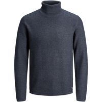 jack  jones jersey 12222265 jprblucarlos knit roll neck ln pls mood indigo para hombre