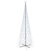 arbol de navidad conico 3000 led blanco frio 230x800 cm vidaxl