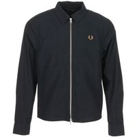 fred perry jersey seersucker zip thru overshirt para hombre