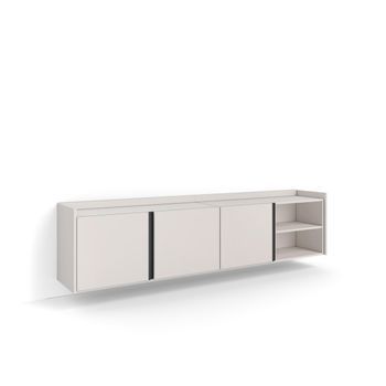 Mueble Tv, Televisión, Muebles De Salón, Almacenaje, 207x50x35 Cm, Para Tv Hasta 80