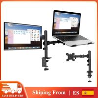 soporte ajustable para monitor de escritorio para monitores de 13-27 pulgadas y laptops de 17 pulgadas soporte elevador para computadora con abrazadera capacidad de carga de 8 kg