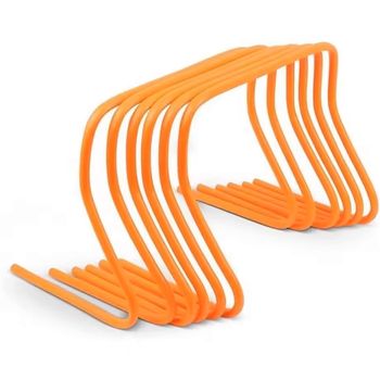 Cannon - Kit de 6 Vallas de Coordinación, Entrenamiento Deportivo, Salto de Obstáculos, Fútbol, Rugby, Canino. 30 cm PVC
