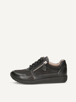 CAPRICE Sneaker, black, made of Leather and synthetic, Size 39