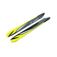 1 par de cuchillas de rotor principal de fibra de carbono de 700 mm piezas de repuesto para el helicoptero rc trex 700 s