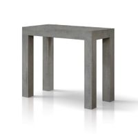 consola extensible efecto cemento gris 9045 cm - 90300 cm