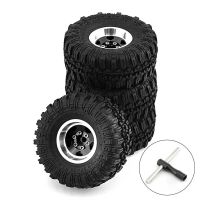 4 piezas articulacion de rueda de aluminio 10 pulgadas para neumaticos de montana wasteland para 118 trx4m scx24 furi