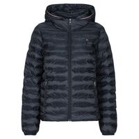 tommy hilfiger abrigo de plumas lw padded global stripe jacket para mujer