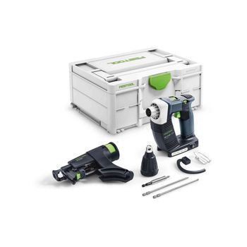 Atornillador Inalámbrico Para Placas De Yeso Duradrive Dwc 18-4500 Basic - Festool - Sin Batería Ni Cargador - Systainer - 576504