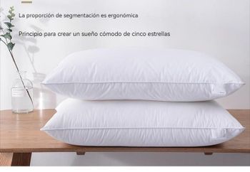 PACK 2 PACK1 Almeritex 2000 ALMOHADA FIBRA,  Siliconada, Ligera, Antialérgica, Confortable, Tacto Seda, Lavable
