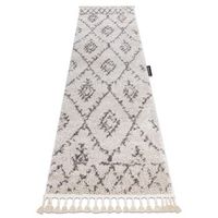 alfombra alfombra de pasillo berber fez crema  para la cocina ent 60x200 cm