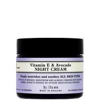 neals yard remedies facial moisturisers vitamin e and avocado night cream 50g