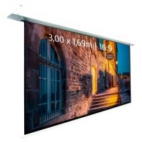 kimex pantalla de proyeccion electrica empotrable 300x169m formato 169 funcion wifi
