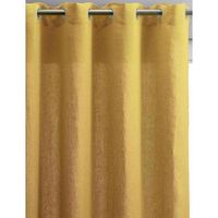 cortina de voile zeff en lino-algodon color absynthe - 140 x 280 cm