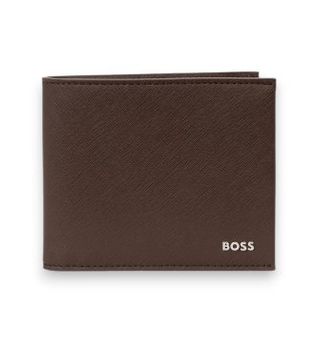 BOSS para hombre. 50568387 Cartera Northon marrón (OSFA), Casual, Clásico, Piel