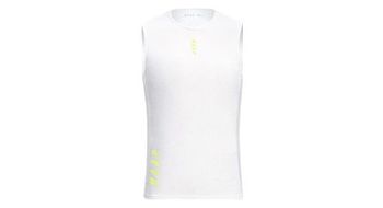 Camiseta interior maap team base layer sin mangas blanco